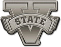 Valdosta State Blazers Solid Metal Auto Emblem Antique Nickel for Car/Truck/SUV