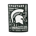 Michigan State University Spartans Premium Double Sided Garden Flag Banner, Fan Rules Design, 13x18 Inch, Display Stand Sold Seperately, Officially Licensed