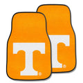 University of Tennessee Volunteers 2-Piece Vehicle Carpet Mat Set, Front Row Automotive Floor Mats, Non-Slip Backing, 18x27 Inch Each, Team Colors, Officially Licensed