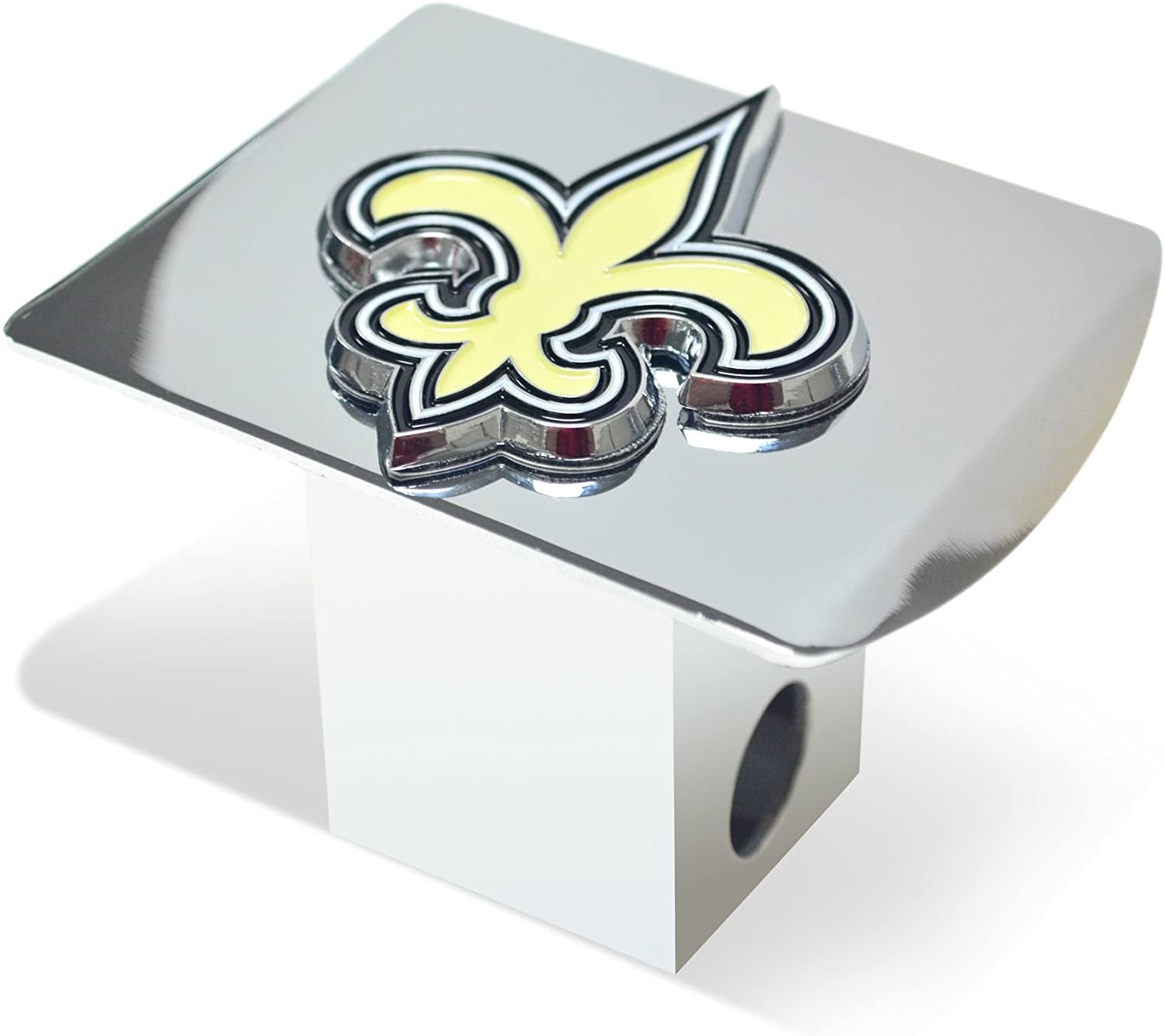 Houston Rockets Hitch Cover Solid Metal with Raised Color Metal Emblem 2" Square Type III
