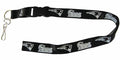 New England Patriots Premium Lanyard Keychain, Breakaway Safety Style, Blackout Design, Adult Size, 36 x .75 Inch