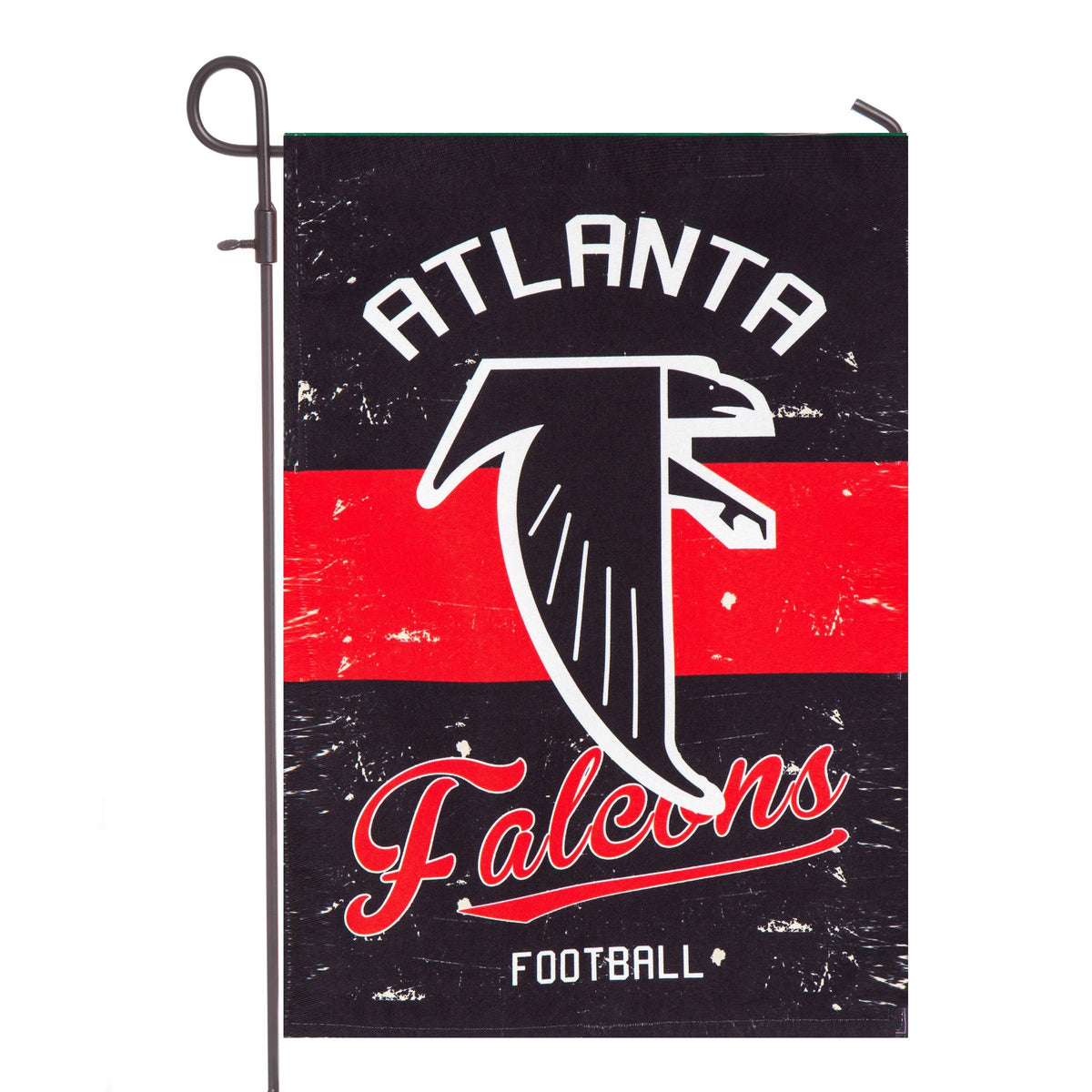 Atlanta Falcons Premium Double Sided Garden Flag Banner, Vintage Design,  Linen, 13x18 Inch, Outdoor, Display Pole Sold Separately.