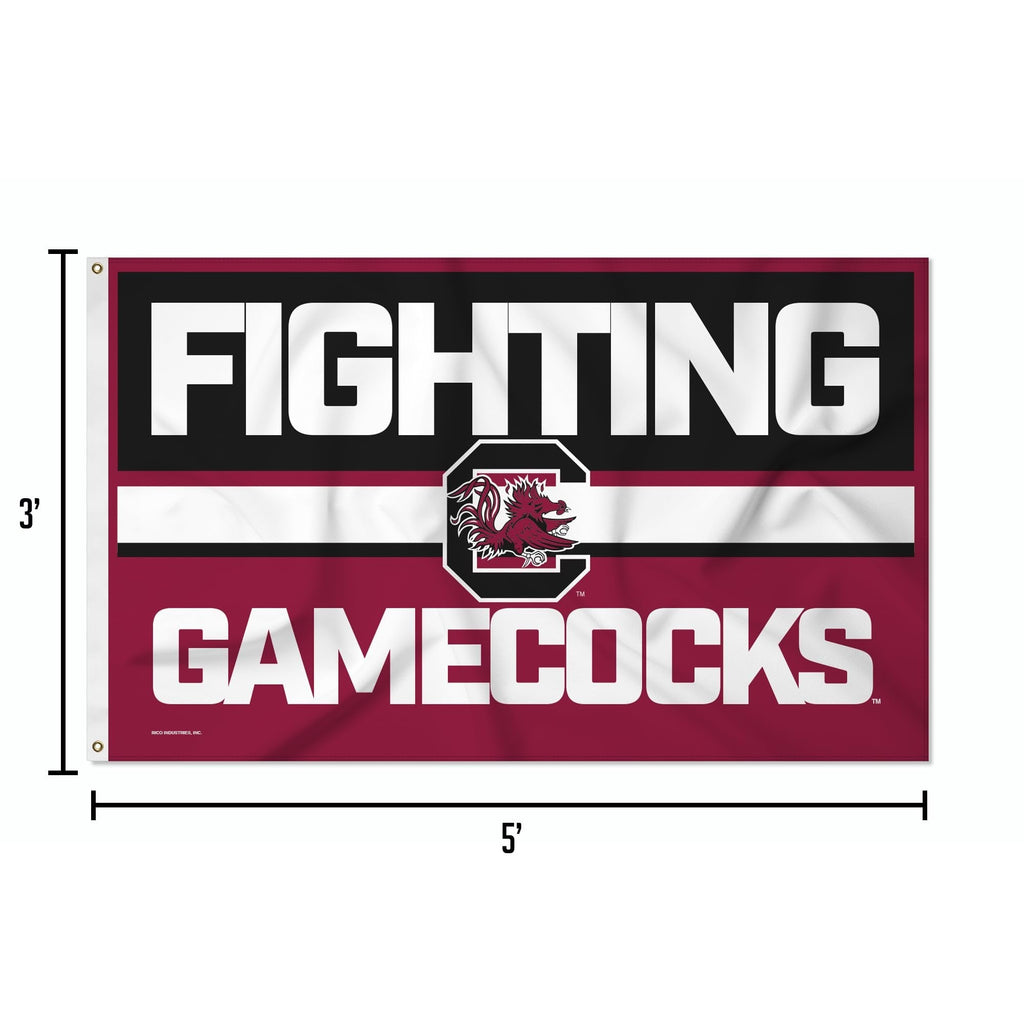 University of South Carolina Gamecocks Premium 3x5 Feet Flag Banner, Bold Design, Metal Grommets, Outdoor Indoor