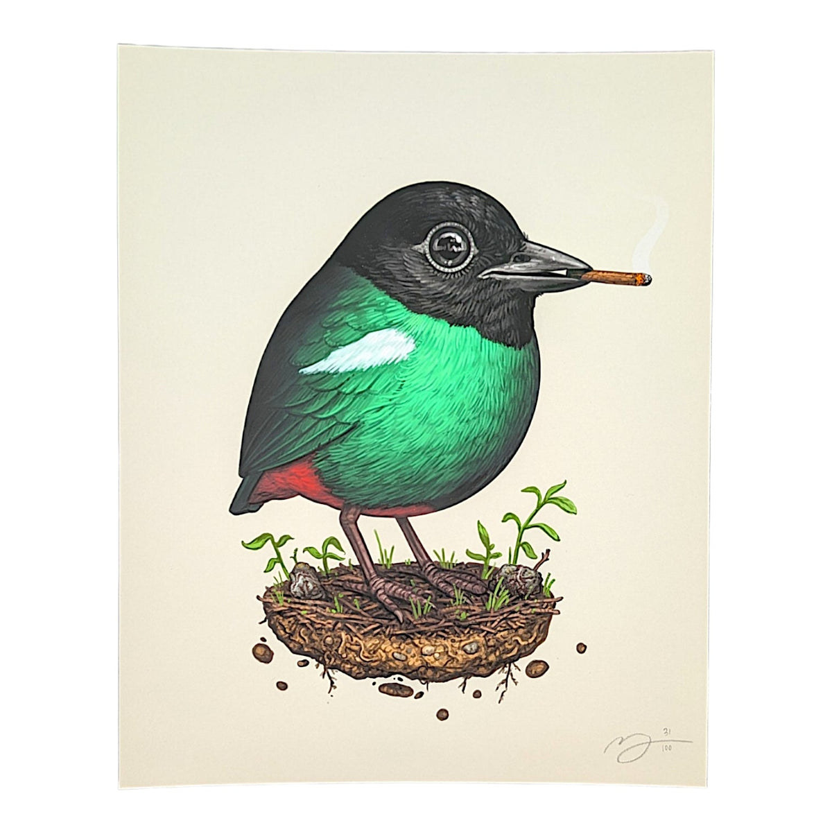 Mike Mitchell "Emerald Tanager" Print