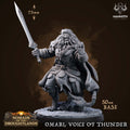 Omari, Voice of Thunder (Male Leonin Noble)