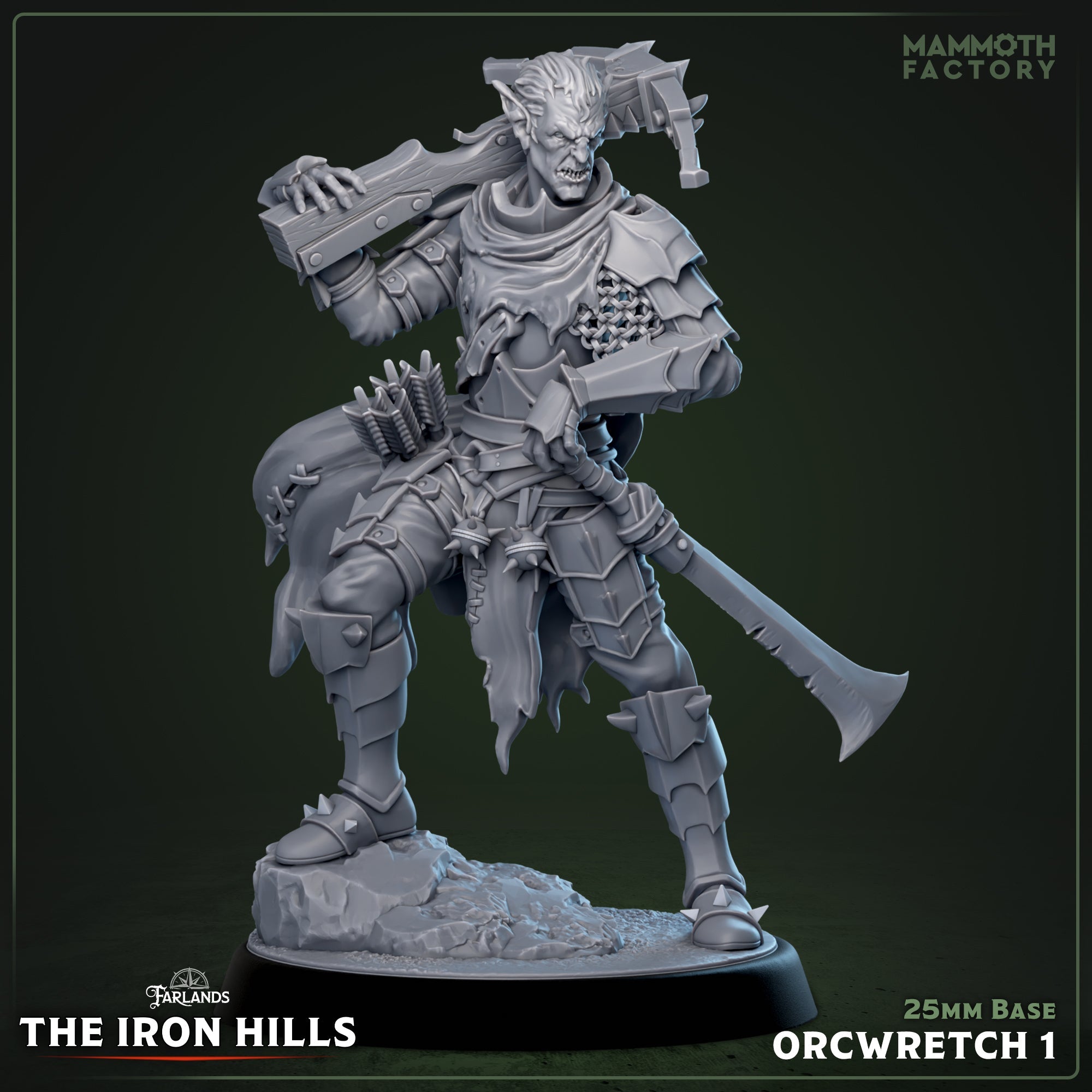 Orcwretch: Sculpt 1 (Male Orc Arbalist)