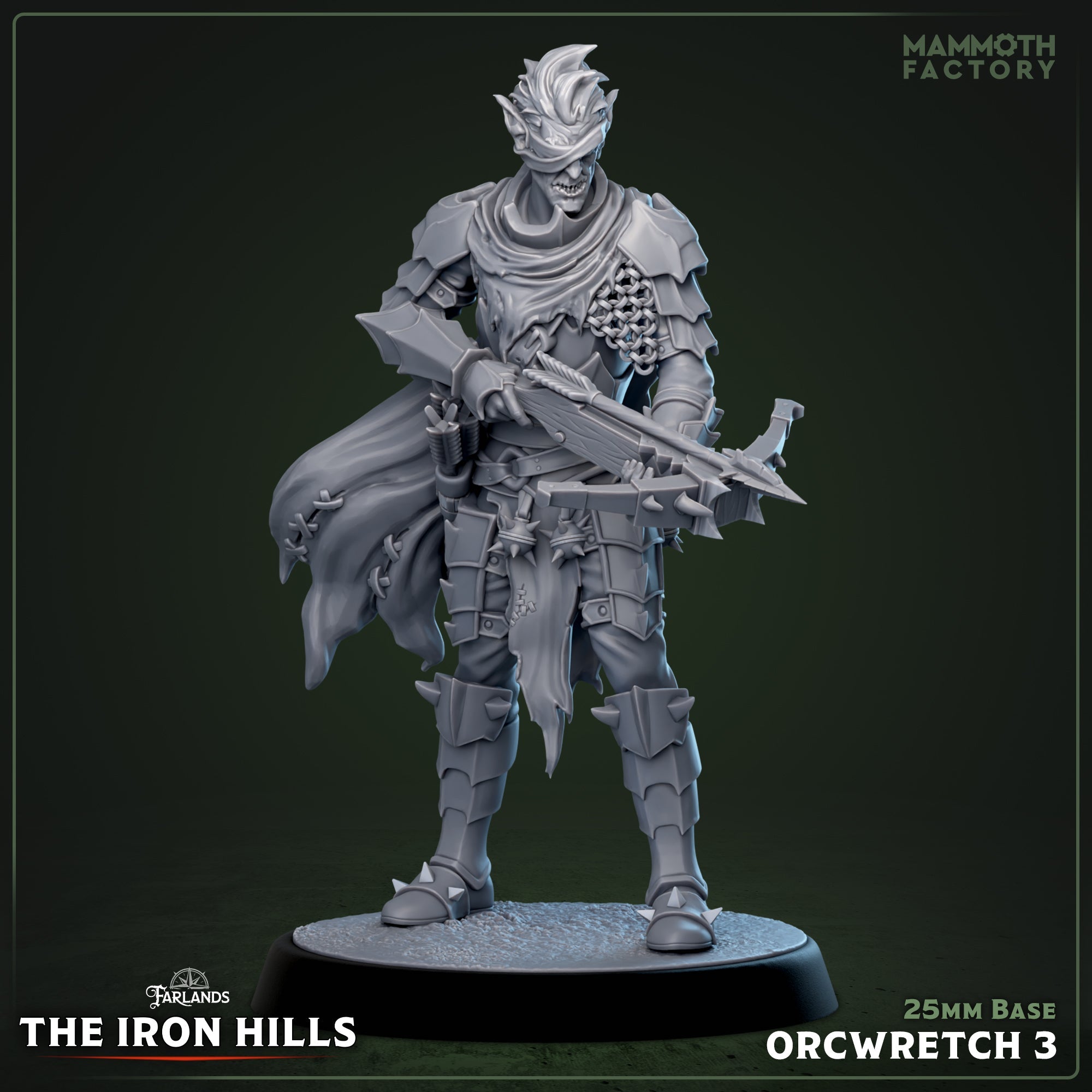 Orcwretch: Sculpt 3 (Male Orc Arbalist)