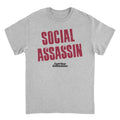Curb Your Enthusiasm Social Assassin Sport Gray T-Shirt