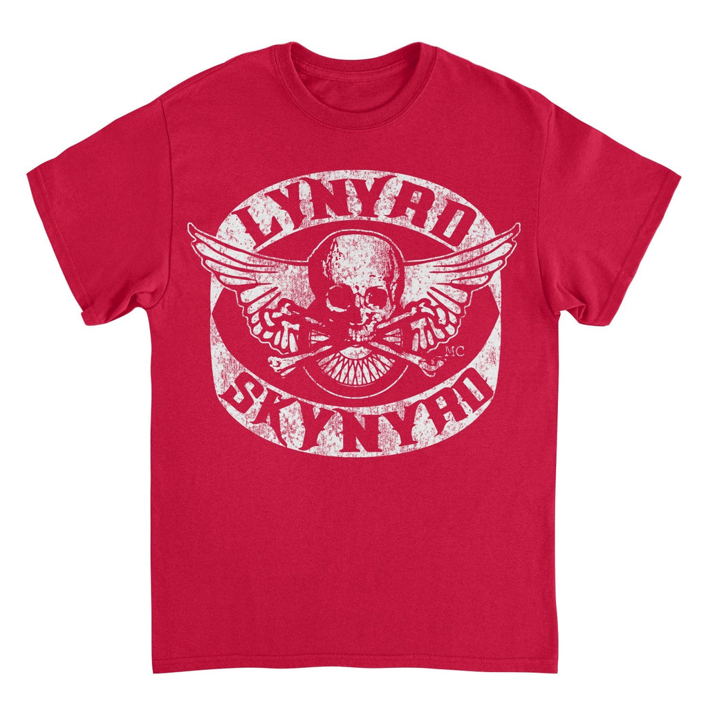 Lynyrd Skynyrd Skull White Red T-Shirt