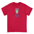 Toffs Retro Soccer Futbol Italia Logo Red T-Shirt