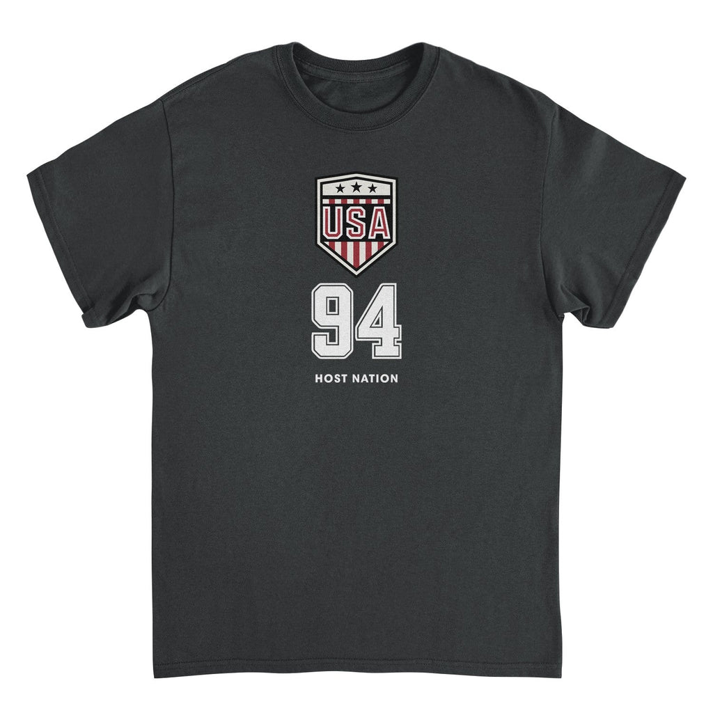 Toffs Retro Soccer Futbol USA Logo Black T-Shirt