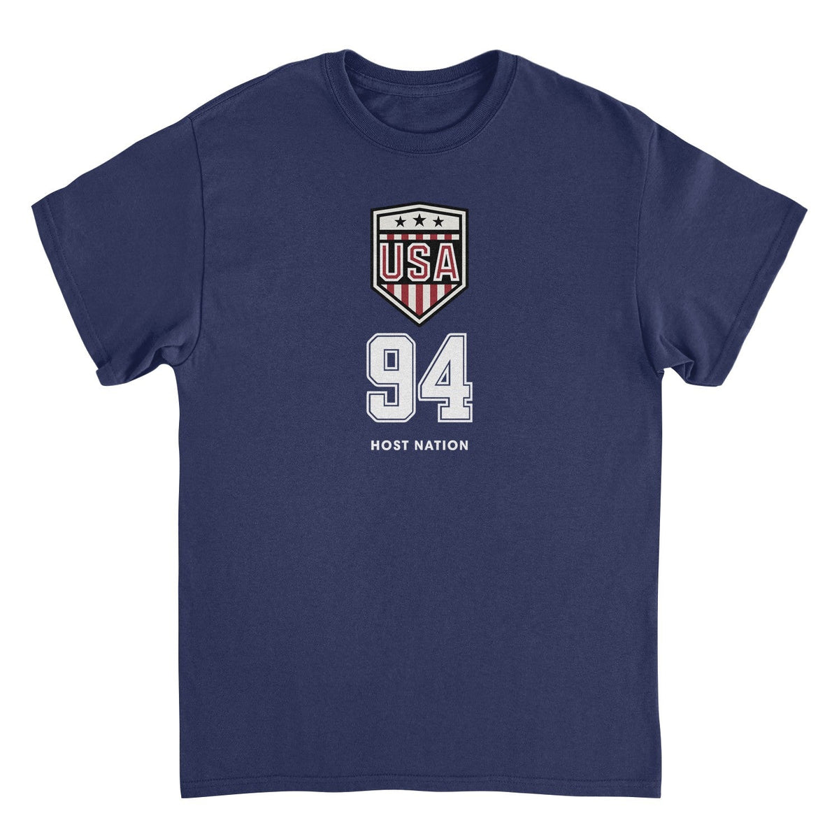 Toffs Retro Soccer Futbol USA Logo Navy T-Shirt