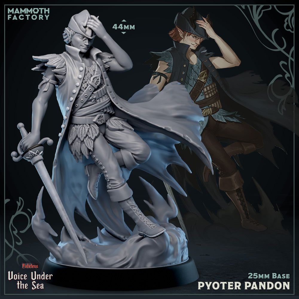 Pyotr Pandon, Prince of the Neverisles (Male Fey Rogue Pirate)