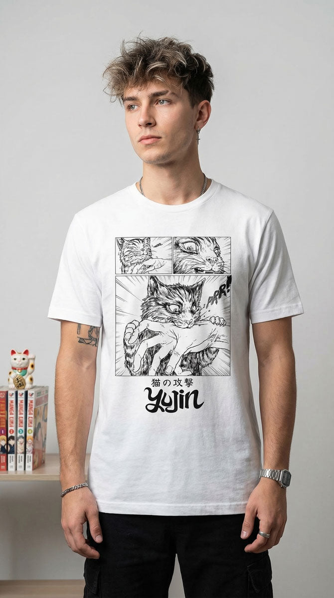 Sudden Attack Cat T-Shirt