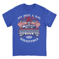 NHRA Red White and Blue Horsepower Royal T-Shirt