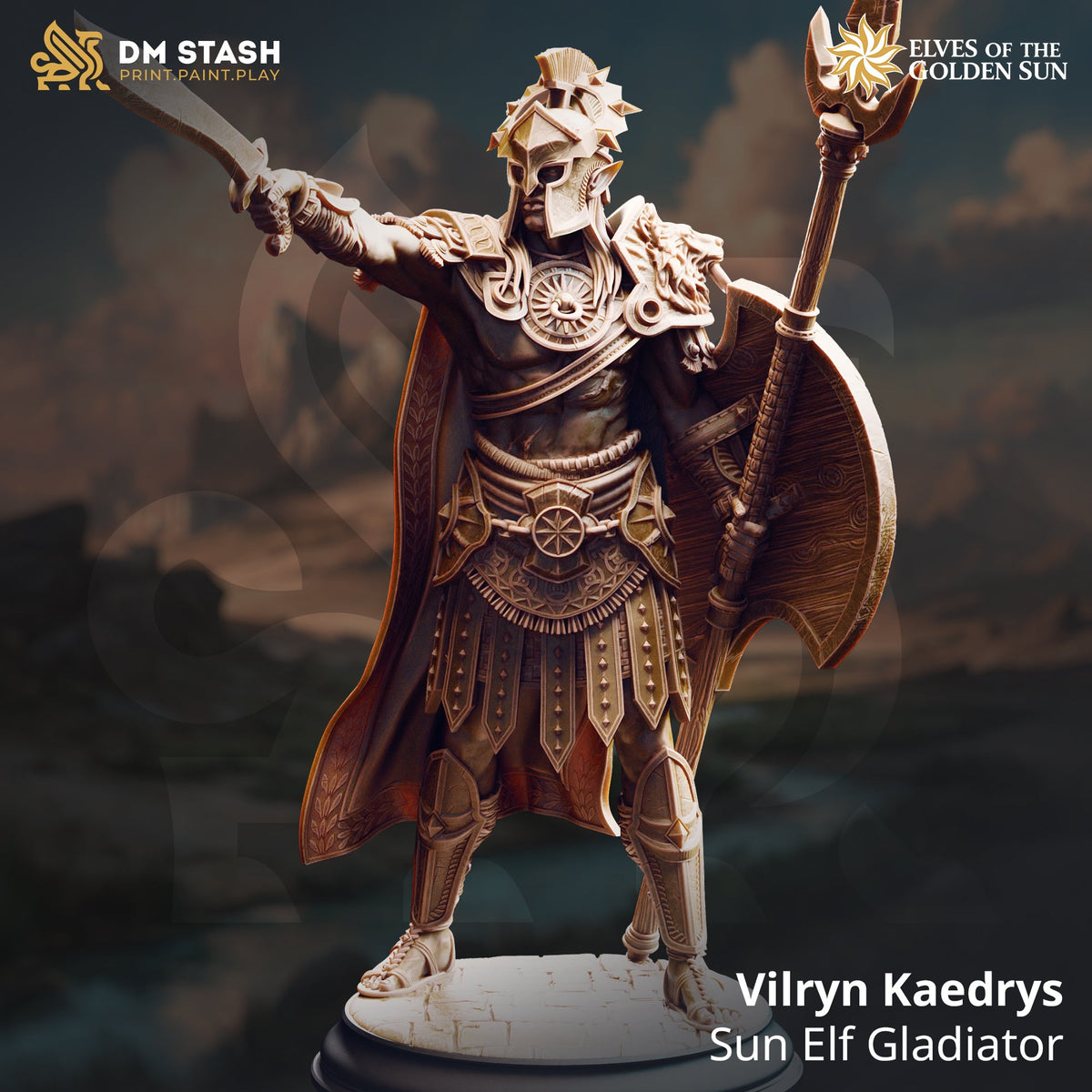Vilryn Kaedrys (Male Sun Elf Gladiator)