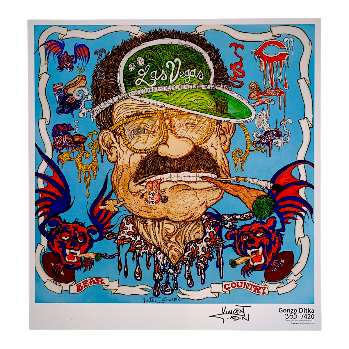 Vincent Gordon “Gonzo Ditka” Print
