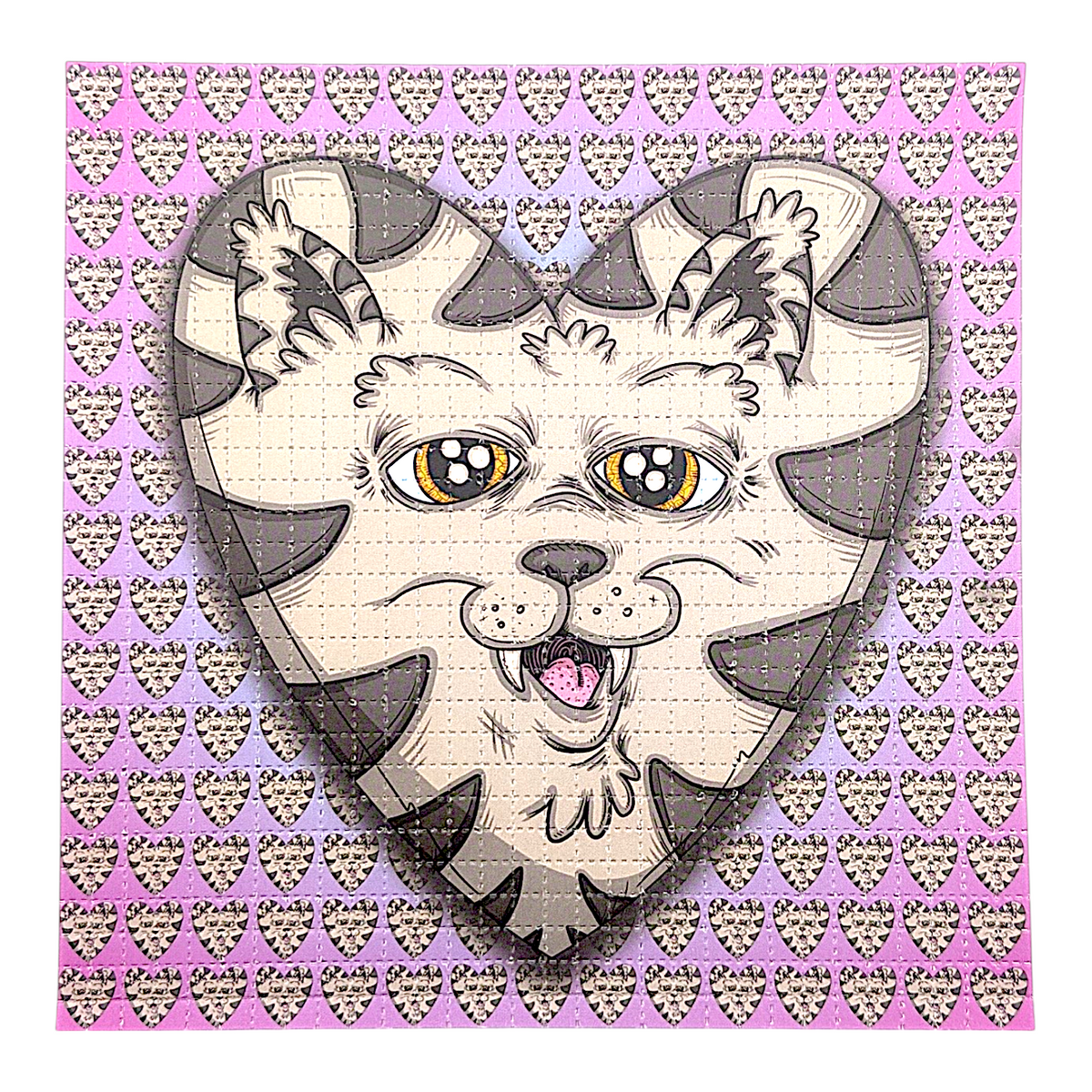 Vincent Gordon "I Love Cats" Blotter Print
