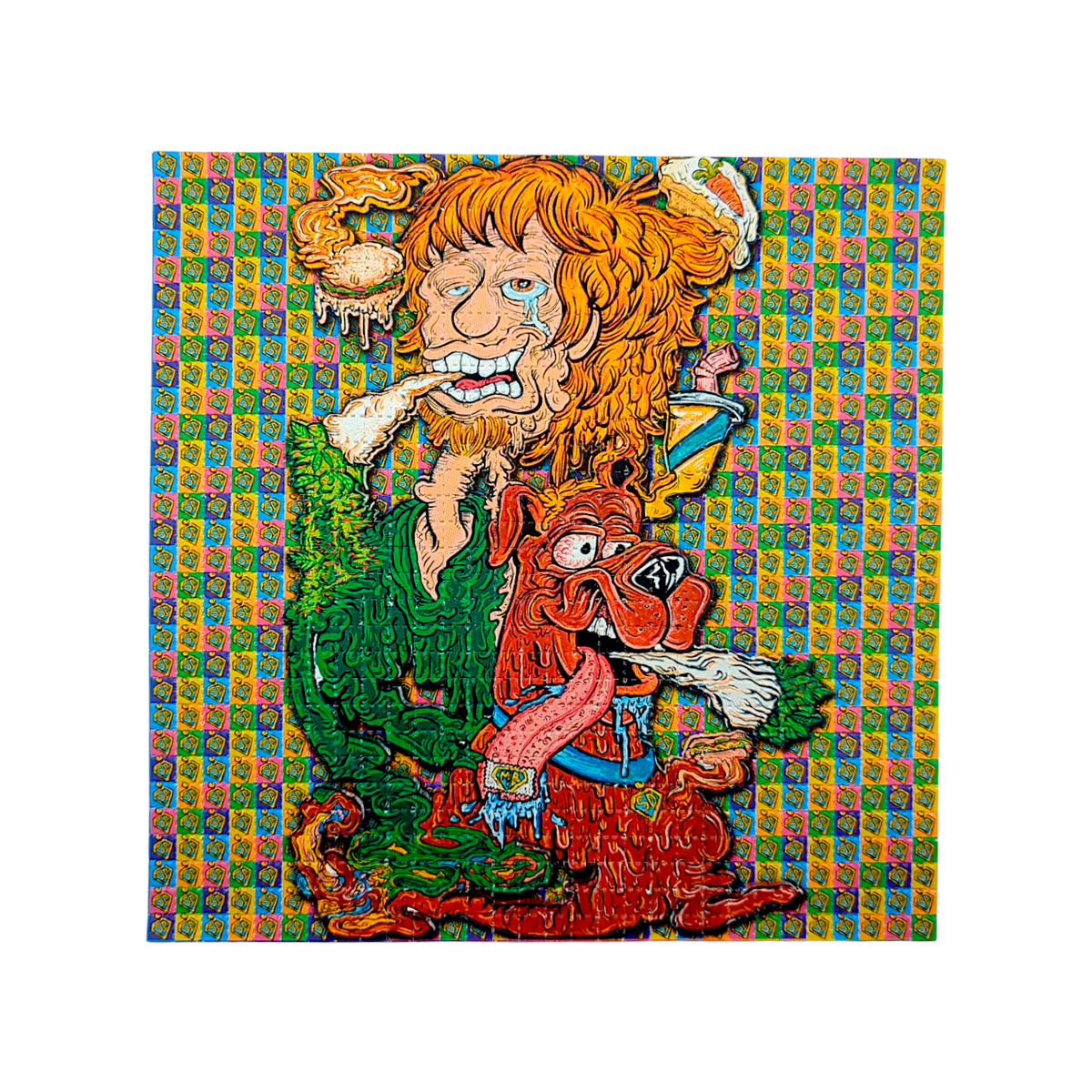 Aaron Brooks x Vincent Gordon (Melty Bros) "Shaggy Scooby" Blotter Print