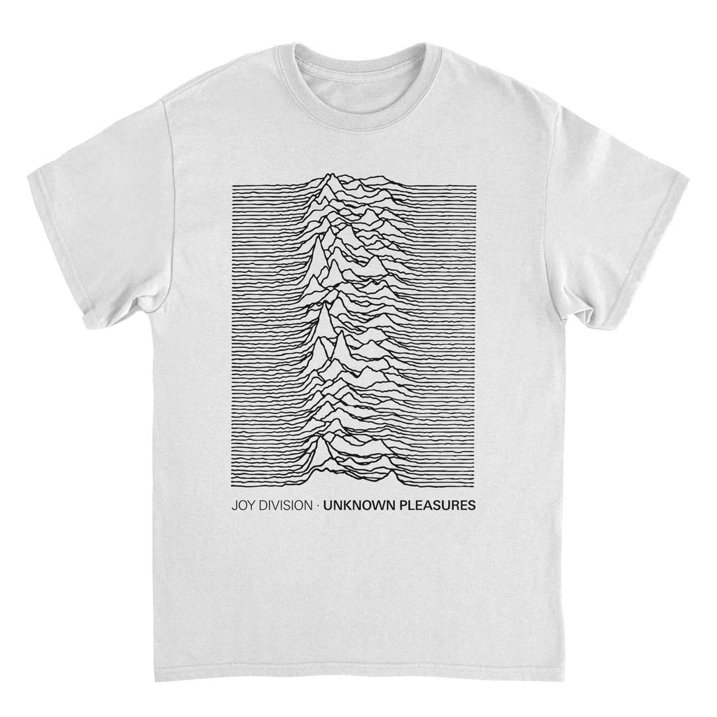 Joy Division Unknown Pleasures Text T-Shirt