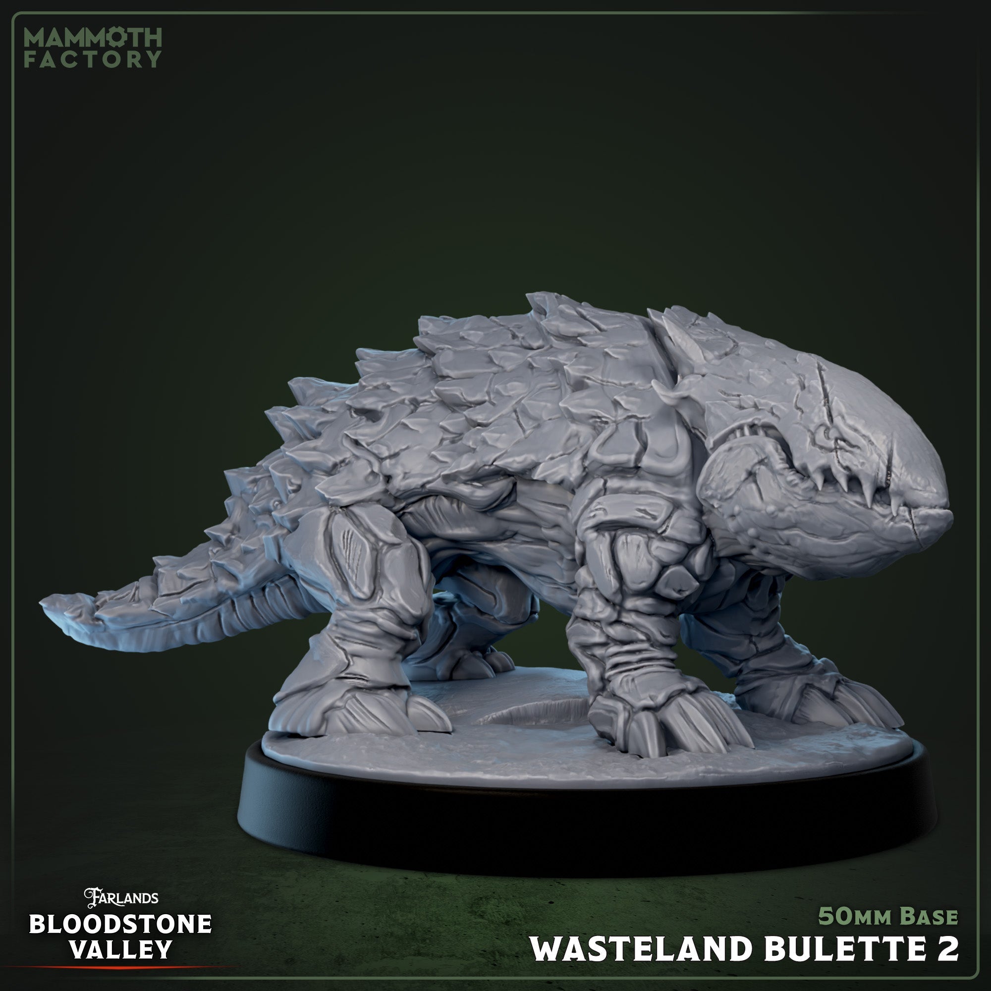 Wasteland Bulette: Sculpt 2