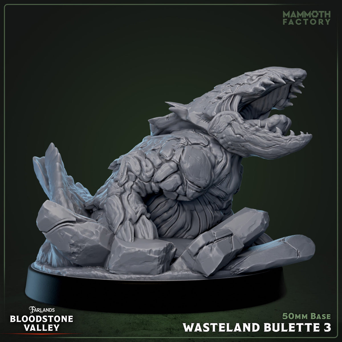 Wasteland Bulette: Sculpt 3